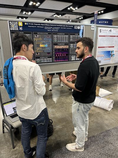 Moayed presenting his poster at ICCV 2025 in Hawaii