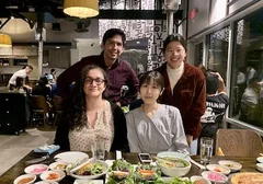 UVA vislang group first social event in Houston, Spring 2022.