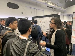 PhD student Paola Cascante presenting at NeurIPS 2019 in Vancouver, Canada.